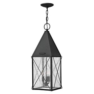 Hinkley York 3-Light Outdoor Light In Black