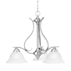 Prestige  Chandelier in Brushed Nickel by ELK Home