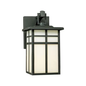 Mission 1-Light Outdoor Wall Sconce in Black