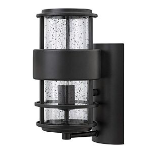 Hinkley Saturn 1-Light Outdoor Light In Satin Black