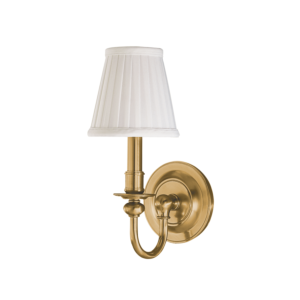  Beekman Wall Sconce in Aged Brass