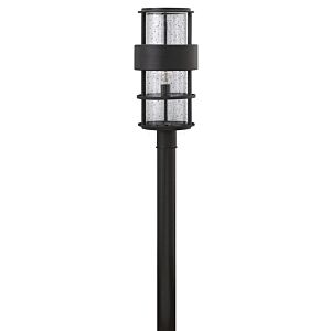 Hinkley Saturn 1-Light Outdoor Light In Satin Black