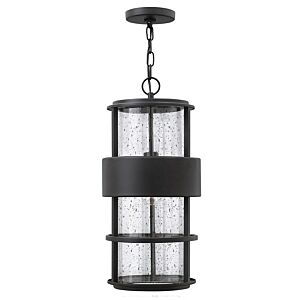 Hinkley Saturn 1-Light Outdoor Light In Satin Black