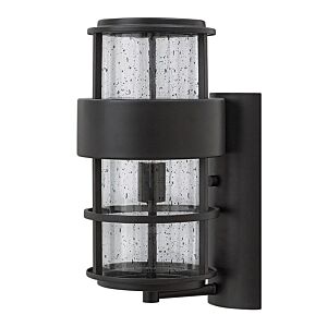 Hinkley Saturn 1-Light Outdoor Light In Satin Black