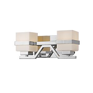 Z-Lite Ascend 2-Light Bathroom Vanity Light In Chrome