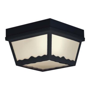 Outdoor Essentials  Flush Mount in Black by ELK Home