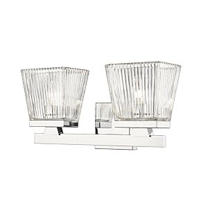 Z-Lite Astor 2-Light Bathroom Vanity Light In Chrome