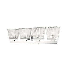 Z-Lite Astor 4-Light Bathroom Vanity Light In Chrome