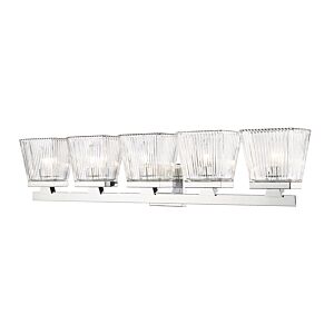 Z-Lite Astor 5-Light Bathroom Vanity Light In Chrome