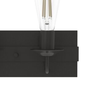 Hunter Perch Point 4-Light Bathroom Vanity Light in Noble Bronze