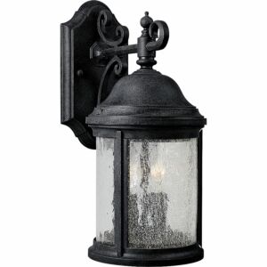 Ashmore 2-Light Wall Lantern in Textured Black