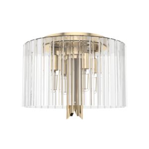 Gatz 4-Light Flush Mount in Alturas Gold