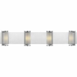 Esfera X-Large 4-Light Integrated LED Wall Sconce in Polished Nickel