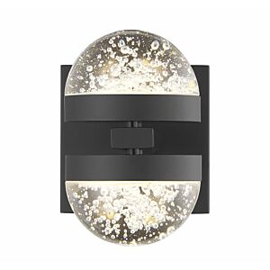 Biscayne 2-Light LED Wall Sconce in Matte Black