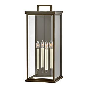 Hinkley Weymouth 4-Light Outdoor Light In Oil Rubbed Bronze