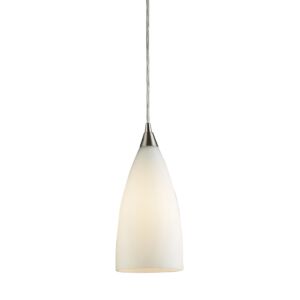 Vesta 1-Light Mini Pendant in Satin Nickel