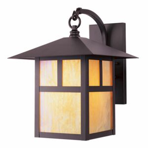 Montclair Mission 1-Light Outdoor Wall Lantern in Bronze