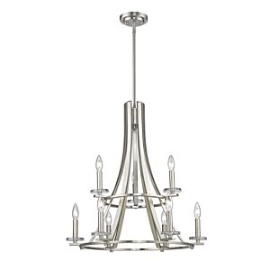 Z-Lite Verona 9-Light Chandelier In Brushed Nickel