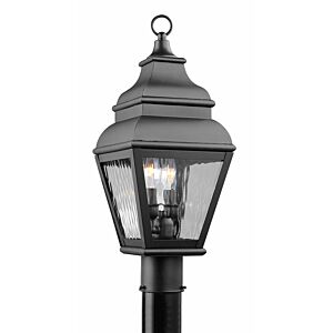 Exeter 2-Light Outdoor Post Lantern in Black