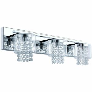 Kissling Three Light Bath Vanity in Polished Chrome by Eglo USA