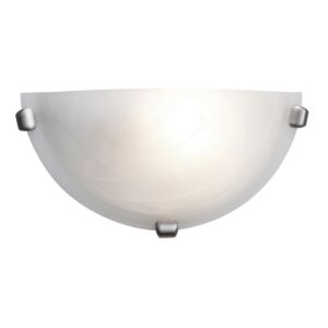 Mona One Light Wall Sconce in Brushed Steel by Access