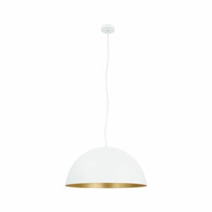 Rafaelino One Light Pendant in White, Gold by Eglo USA