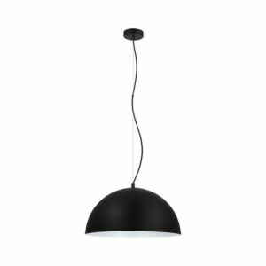 Rafaelino One Light Pendant in Black, White by Eglo USA