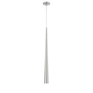 Eurofase Sliver 1-Light Pendant in Brushed Nickel