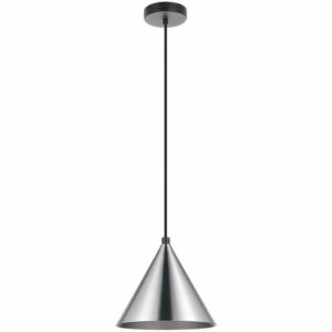 Narices One Light Mini Pendant in Structured Black by Eglo USA