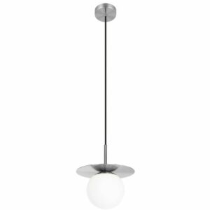 Arenales One Light Mini Pendant in Matte Nickel by Eglo USA