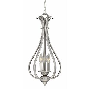 Monrovia 3-Light Pendant in Brushed Nickel