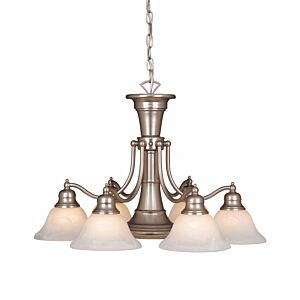 Standford 6-Light Chandelier in Brushed Nickel