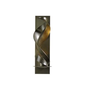 Hubbardton Forge 18 Inch Folio Sconce in Dark Smoke