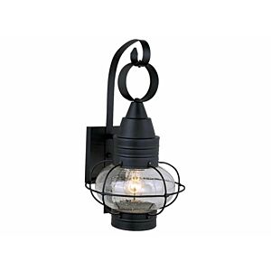 Chatham 1-Light Outdoor Wall Mount in Textured Black