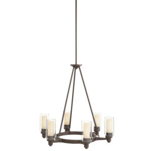 Circolo Six Light Chandelier in Olde Bronze by Kichler