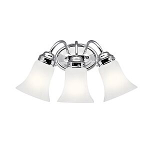 3-Light Bathroom Vanity Light in Chrome