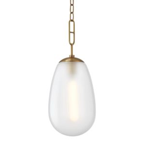  Bruckner Pendant Light in Aged Brass