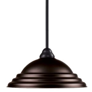 Z-Lite Riviera 1-Light Pendant Light In Bronze