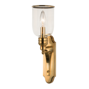  Beekman Wall Sconce in Aged Brass