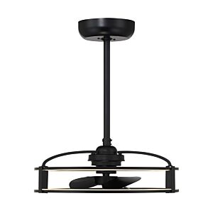 Vesta LED Fan D'Lier in Matte Black by Savoy House