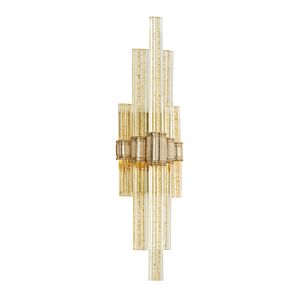  Viola Wall Sconce in Gold Leaf