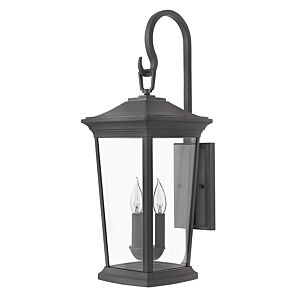 Hinkley Bromley 3-Light Outdoor Light In Museum Black