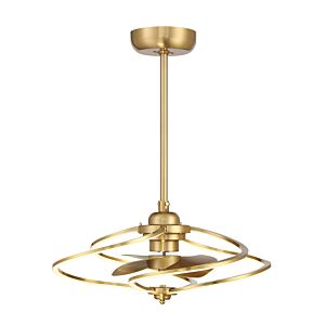 Hydra LED Fan D'Lier in Warm Brass by Savoy House