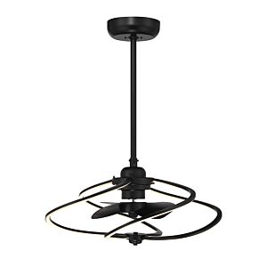 Hydra LED Fan D'Lier in Matte Black by Savoy House