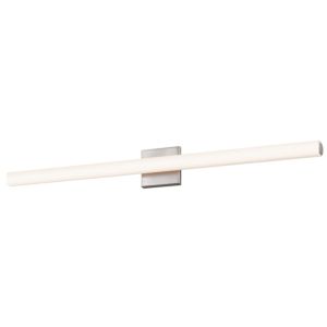  Sq-Bar Bathroom Vanity Light in Satin Nickel