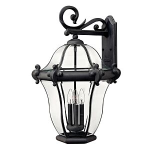 Hinkley San Clemente 4-Light Outdoor Light In Museum Black