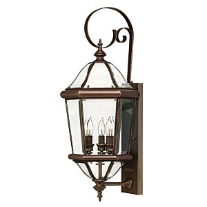 Hinkley Augusta 3-Light Outdoor Light In Copper Bronze