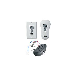 Universal Reversible Wall Hand Held Remote Control Kit in White by Visual Comfort Fan