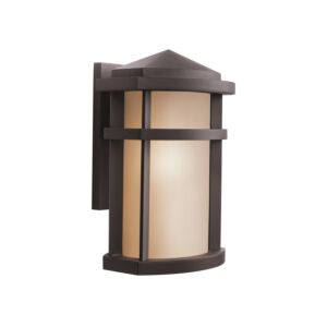 Lantana 1-Light Outdoor Wall Mount in Architectural Bronze