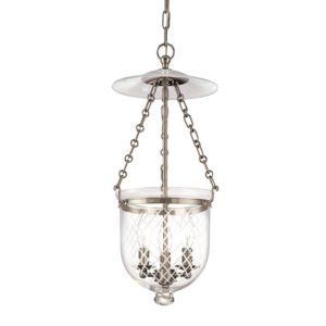 Hampton 3-Light Clr Pendant Light